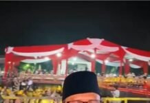 Ribuan Warga Padati Alun-alun Rajo Malim Paduko, Malam Puncak HUT ke-67 Bengkulu Utara Berlangsung Meriah