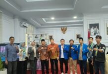 Kakanwil Kemenag Bengkulu Terima Audiensi PKC PMII, Perkuat Sinergi Kerukunan Umat Beragama